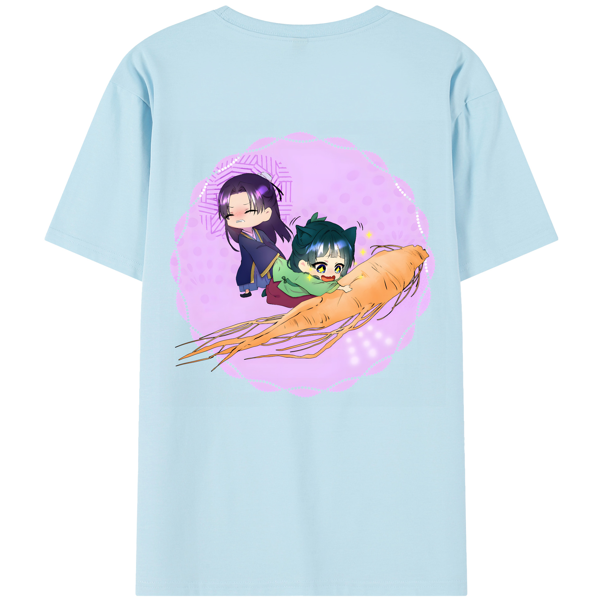 （画像用） 薬屋のひとりごと The Apothecary Diaries 綿100％半袖Tシャツ（背面プリント）